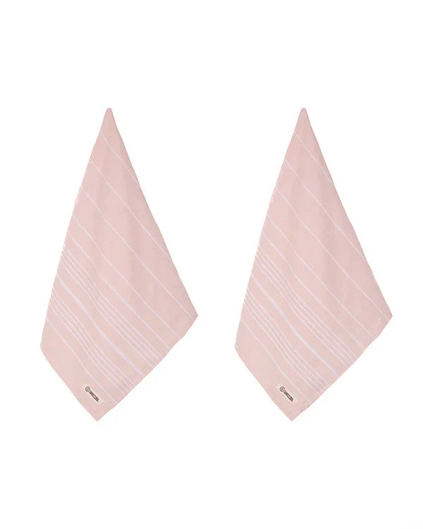 Classic Fringeless Hand Bath Bundle 2 Pack - Calcite Pink