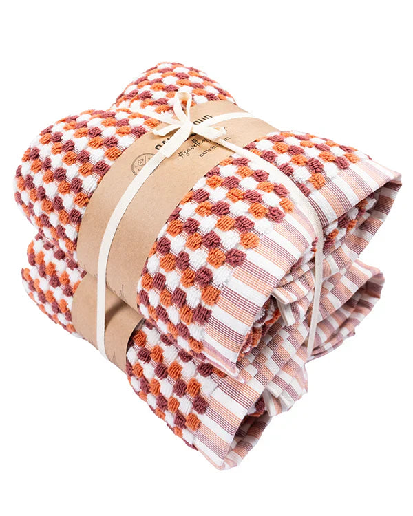 Flower Polka Dot XL Bath Bundle - 2 Pack