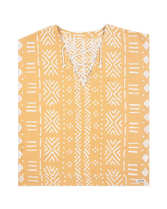 Adobe Mudcloth Cover Up Sunflower