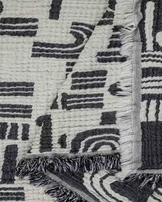 Retro Arches PARTY BLANKET™ Black