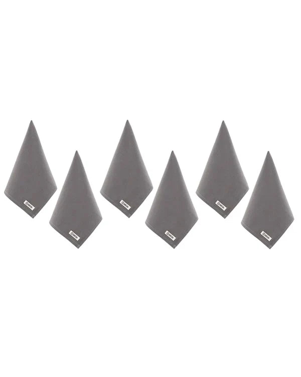 Terra Bath Washcloth Bundle - 6 Pack - Grey
