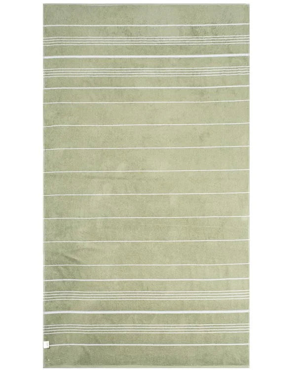 Classic Fringeless XL Bath Bundle - Hedge Green