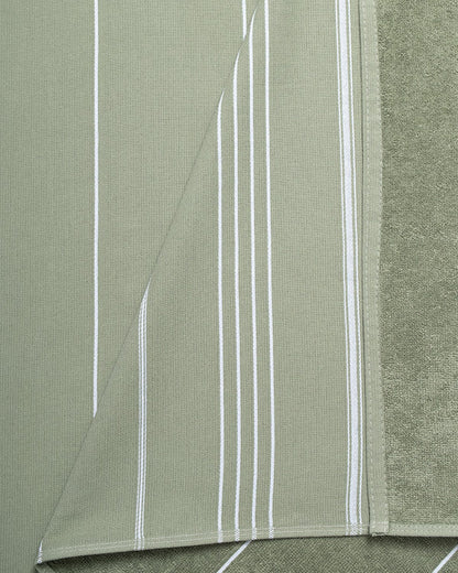 Classic Fringeless XL Bath Bundle - Hedge Green