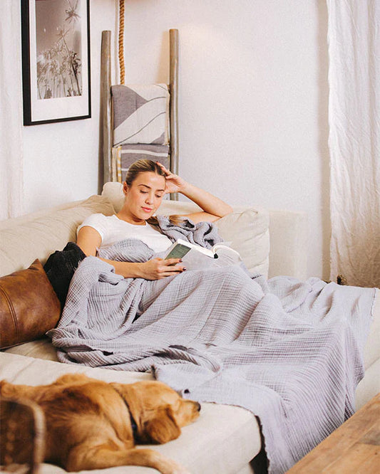 Lara Light Grey - PARTY BLANKET™