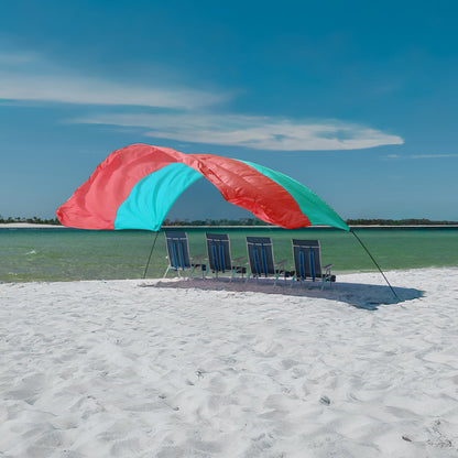 Shibumi Shade with Wind Assist - Sea Glass