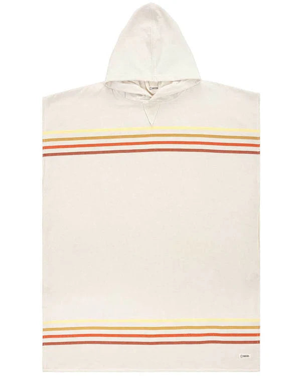 Border Classic Stripe Poncho Natural