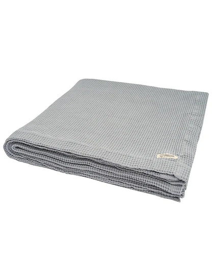 Waffle Shower Curtain - Grey