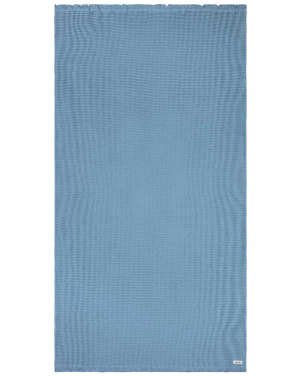Micro Waffle XL Bath Bundle - 2 Pack -Slate Blue