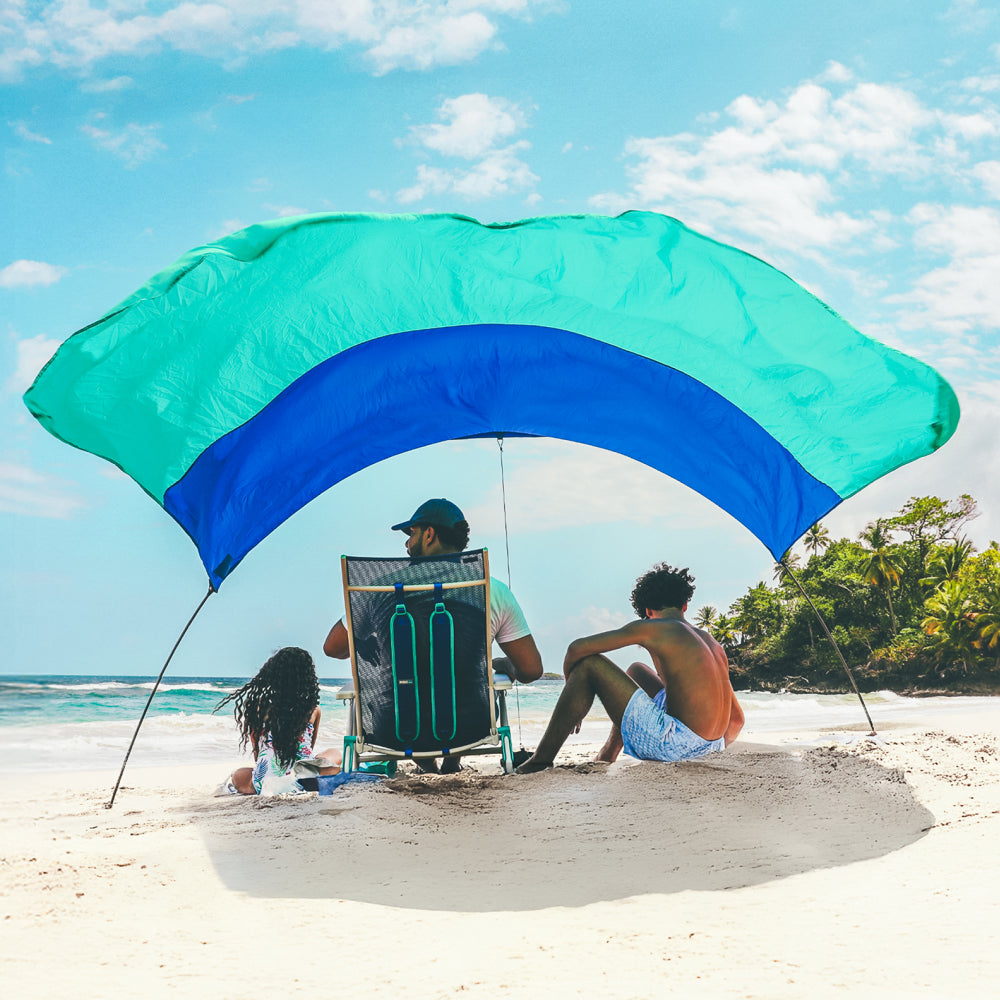 Shibumi Shade with Wind Assist - Ocean