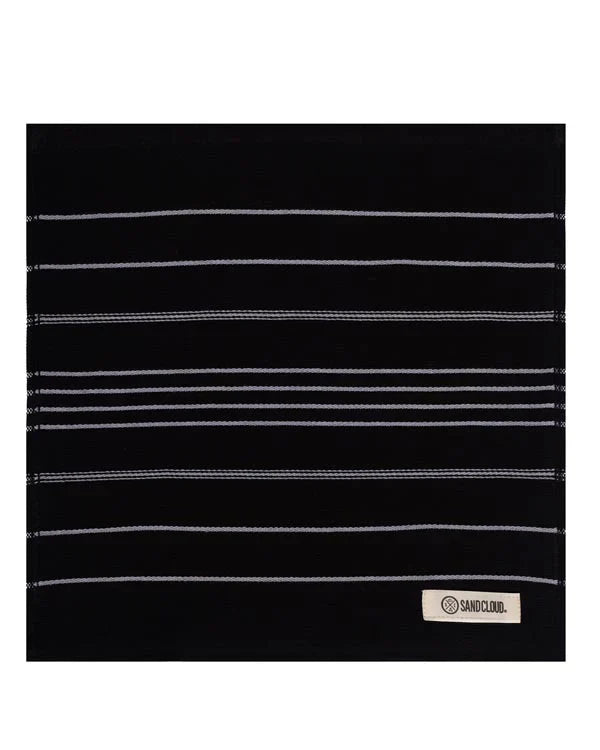 Classic Bath Washcloth Bundle- 6 Pack - Black