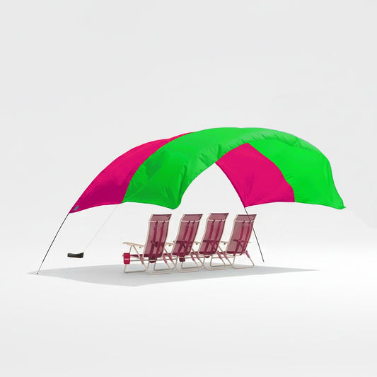Shibumi Shade with Wind Assist - Hibiscus