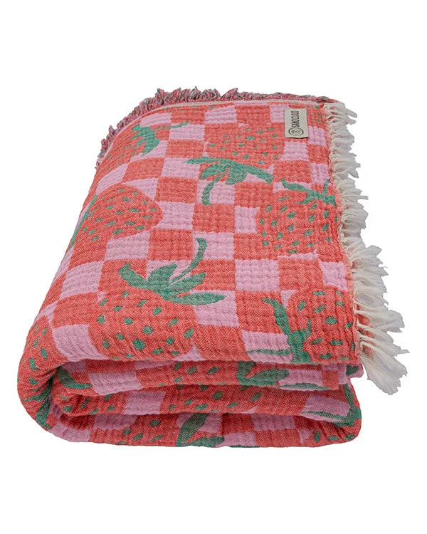 Checker Strawberry - PARTY BLANKET™