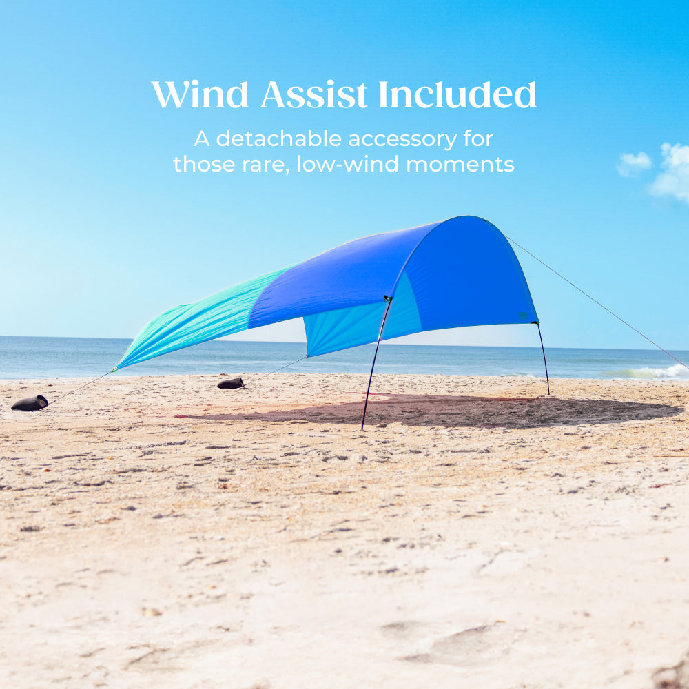 Shibumi Shade with Wind Assist - Ocean