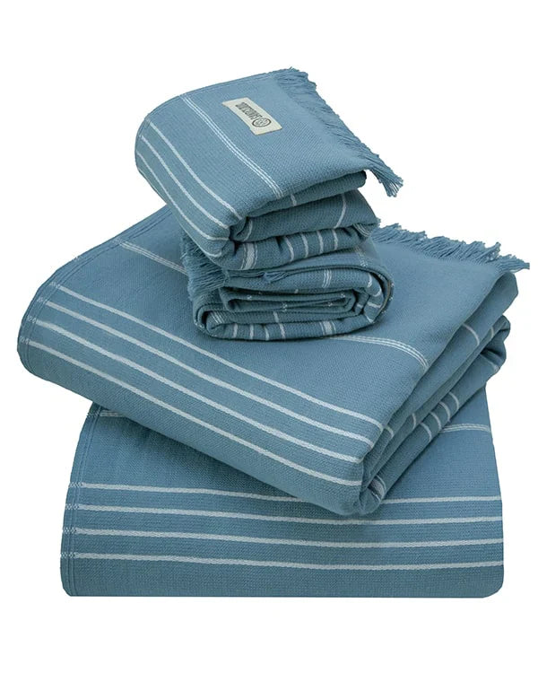 Classic Bath Bundle 4 Pack - Slate Blue