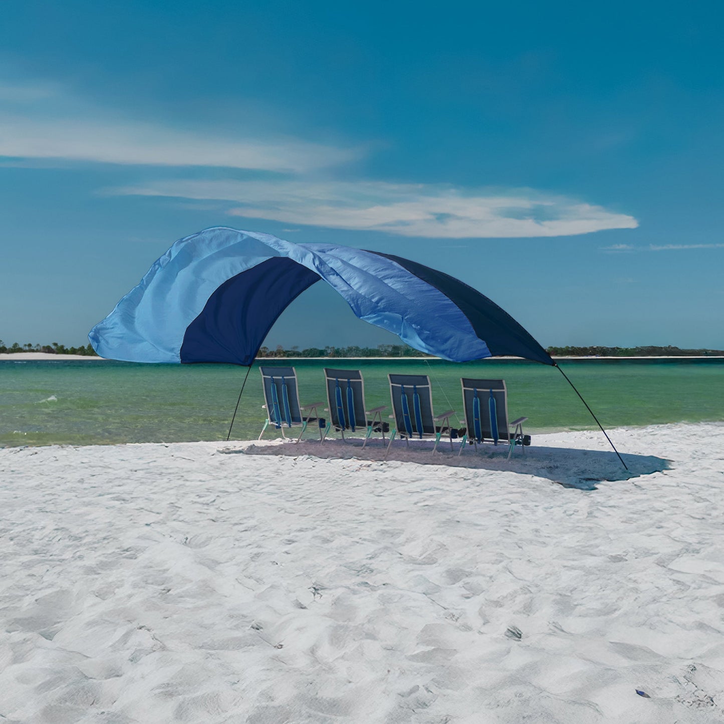 Shibumi Shade with Wind Assist - Deep Water