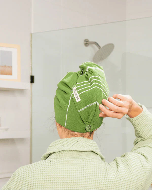 Classic Hair Towel - Green