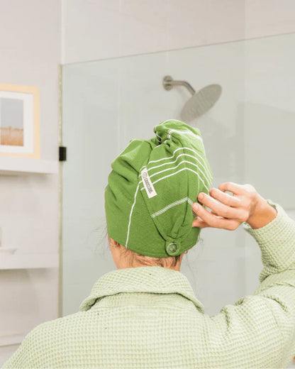 Classic Hair Towel - Green