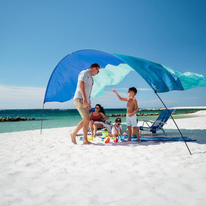 Shibumi Shade with Wind Assist - Ocean