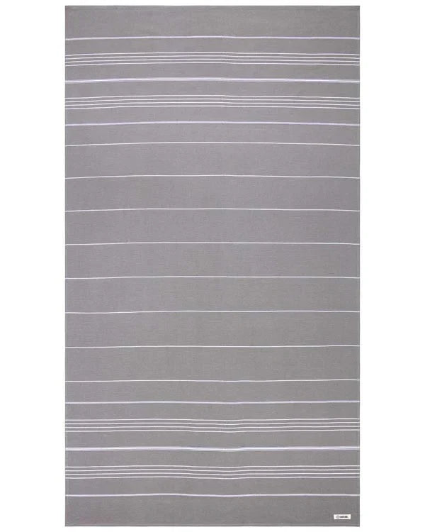 Classic Fringeless XL Bath Bundle - Grey - 2 Pack