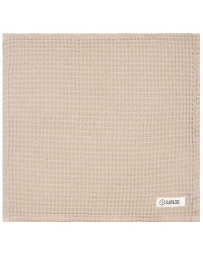 Micro Waffle Bath Washcloth Bundle - 6 Pack - Sand