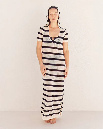 Gappo Hooded Net Dress