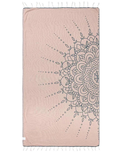 Flower Mandala Ocean Teal