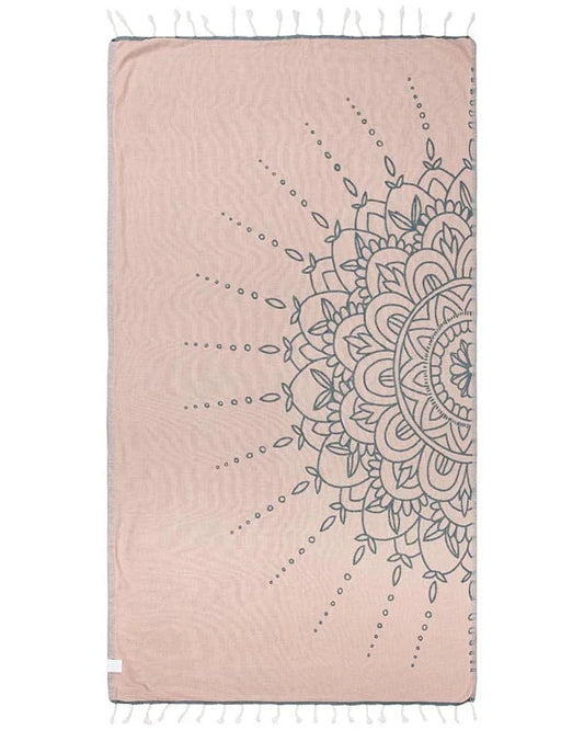 Flower Mandala Ocean Teal
