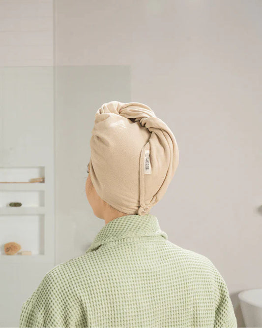 Terra Hair Towel - Sand