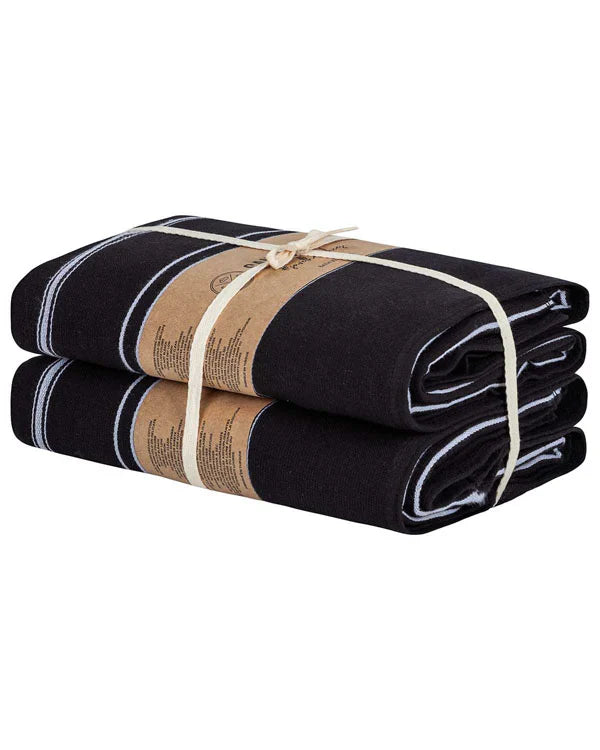 Classic Fringeless XL Bath Bundle - Black