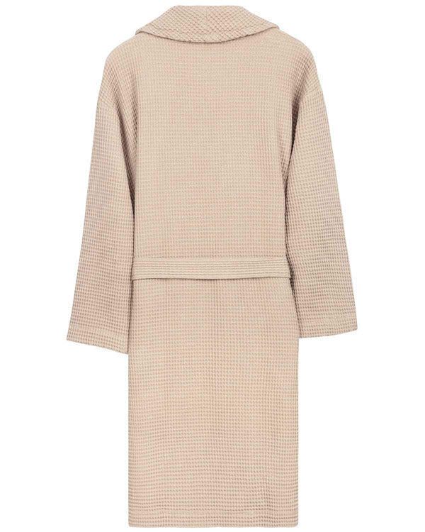 Micro Waffle Robe - Sand