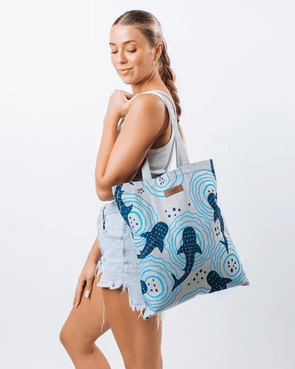 Shark Ripples Everyday Tote