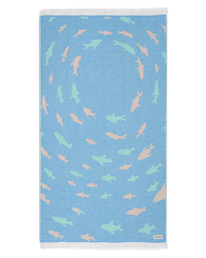 Swirl Shark Kids Towel