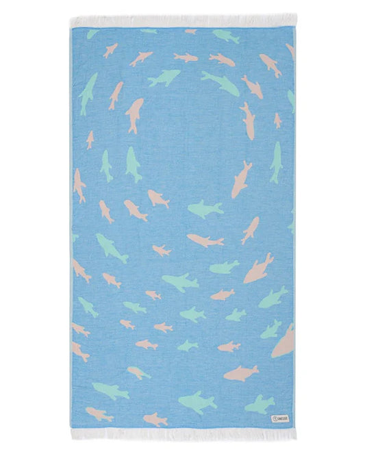 Swirl Shark Kids Towel