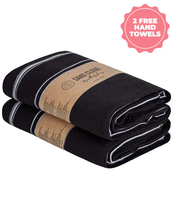 Classic Fringeless XL Bath Bundle - Black