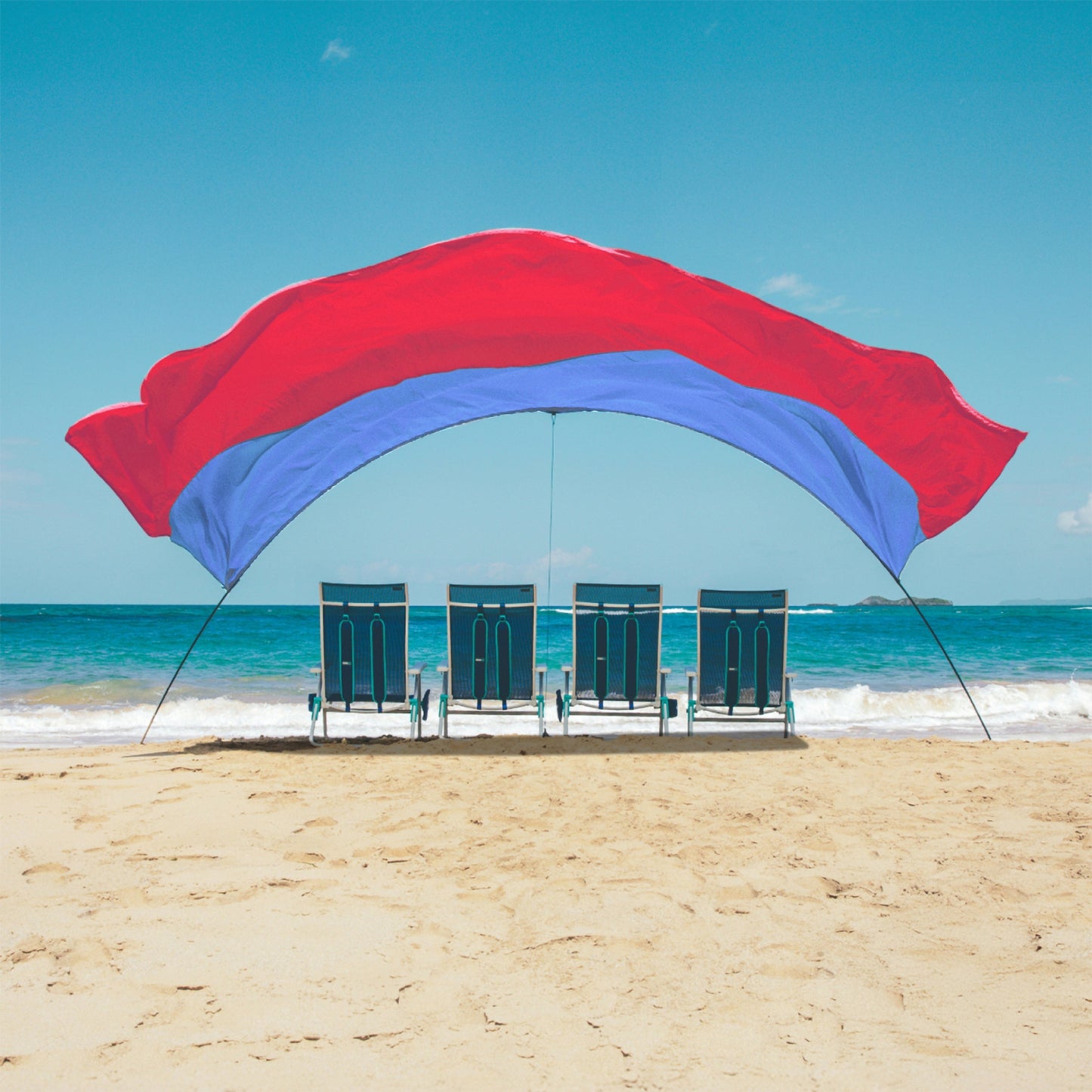 Shibumi Shade with Wind Assist - Coral