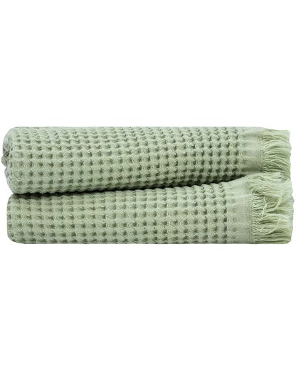 Micro Waffle Hand Bundle Sage
