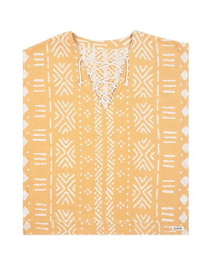 Adobe Mudcloth Cover Up Sunflower