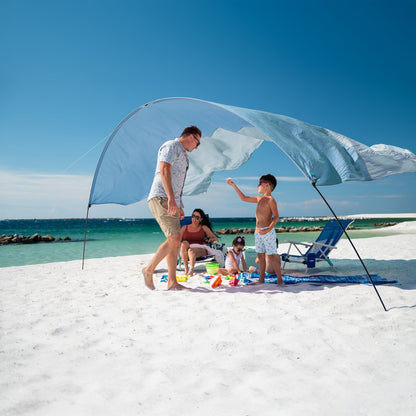 Shibumi Shade with Wind Assist - Summer Sky