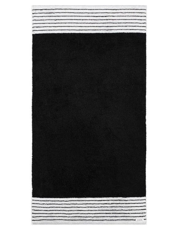 Micro Stripe Bath Bundle - 2 Pack - Black