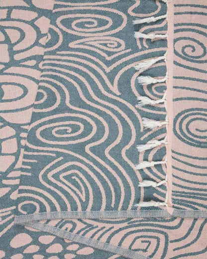 Swirl Turtle Dusty Pink