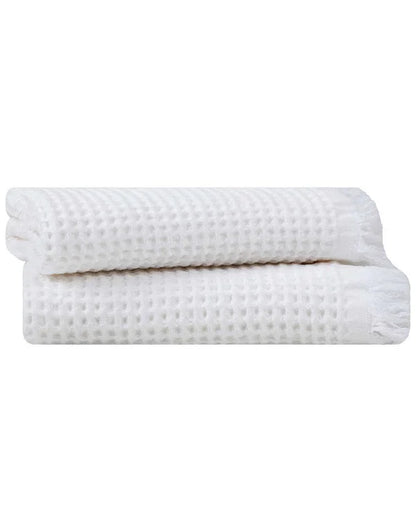 Micro Waffle Hand Bath Bundle - 2 Pack - White