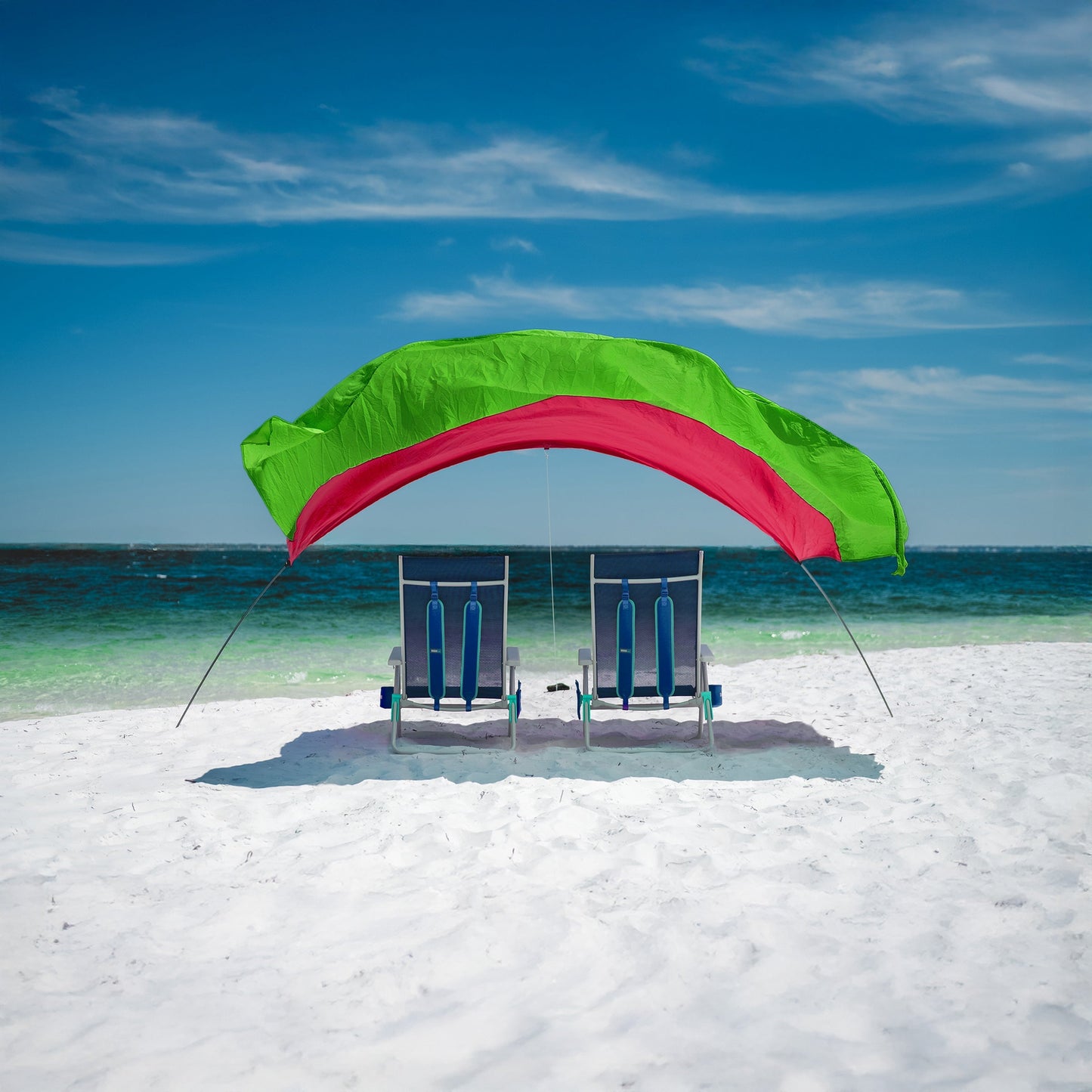 Shibumi Shade with Wind Assist - Hibiscus