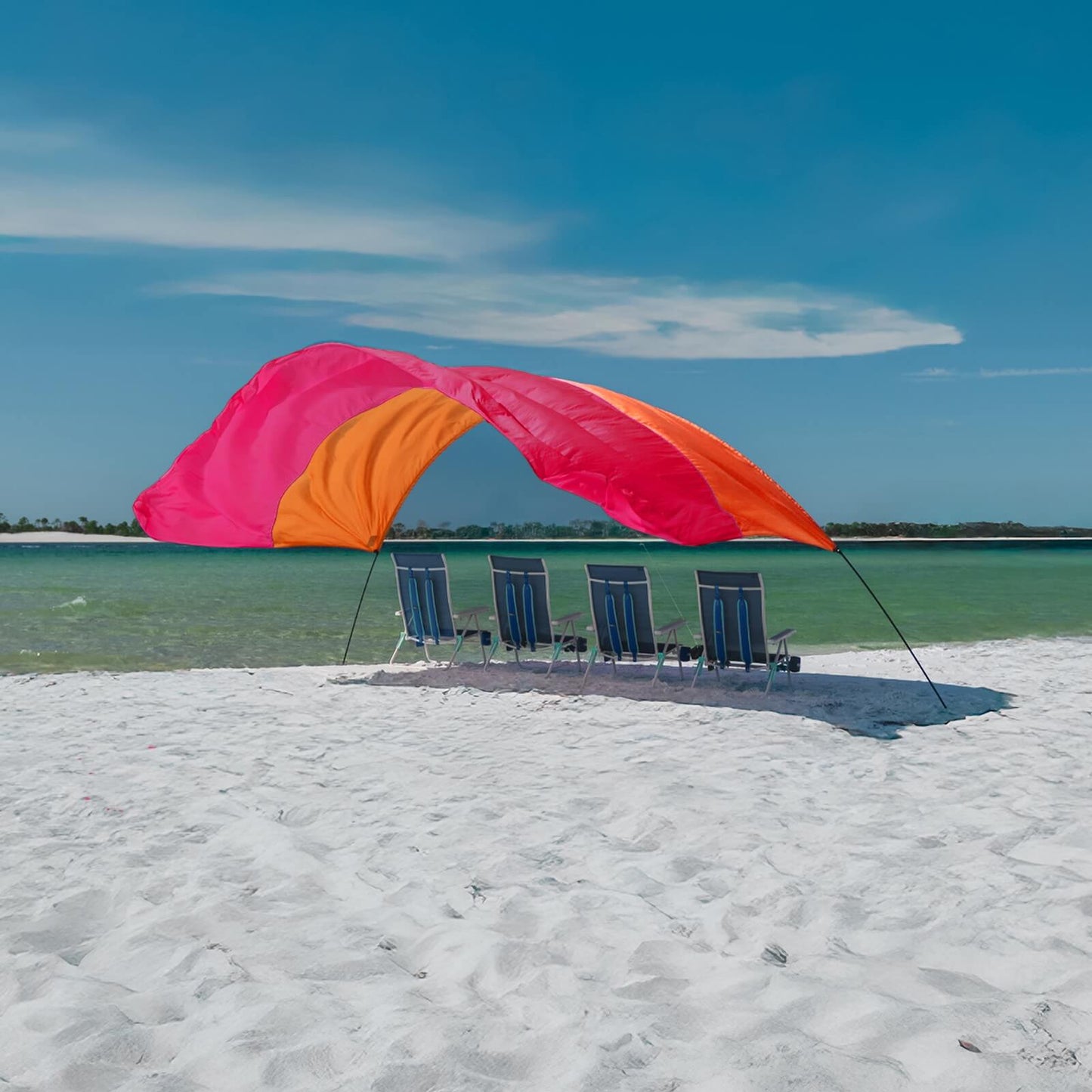 Shibumi Shade with Wind Assist - Sunset