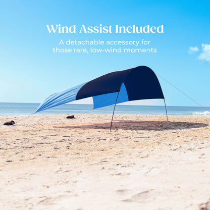 Shibumi Shade with Wind Assist - Deep Water