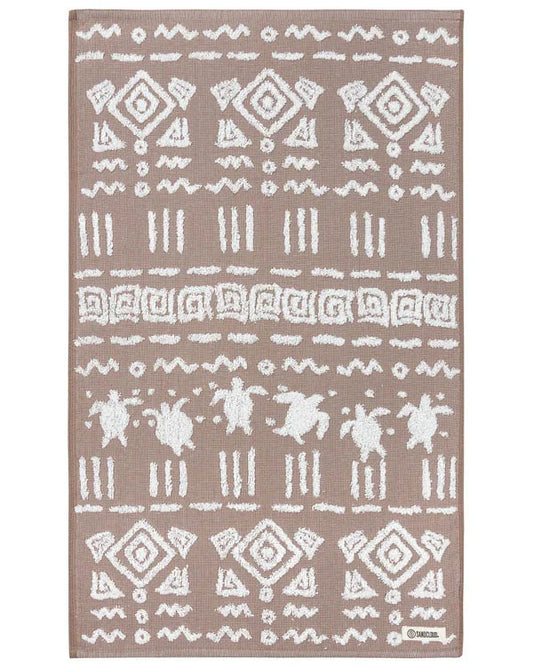 Turtle Mudcloth Hand Bath Bundle - 2 Pack - Taupe