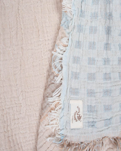 Choo-Choo Train Gauze Receiving Blanket Single with Pouch