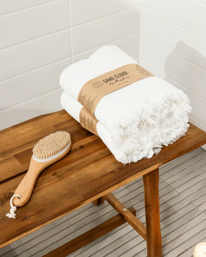 Micro Waffle XL Bath Bundle - 2 Pack -White