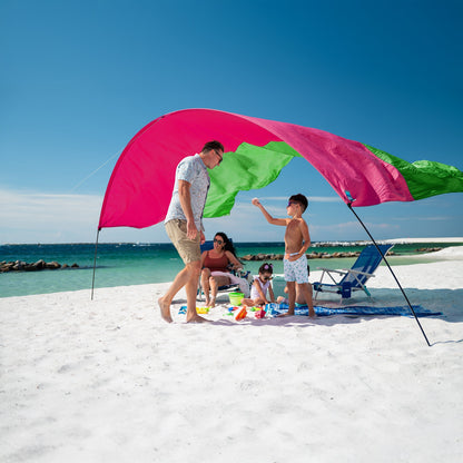 Shibumi Shade with Wind Assist - Hibiscus