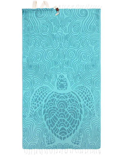 Swirl Turtle Towel Bag
