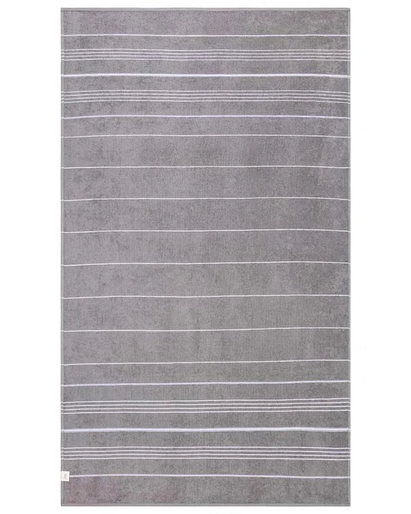 Classic Fringeless XL Bath Bundle - Grey - 2 Pack